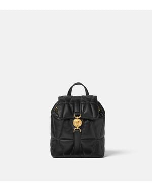 Versace Kleio Quilted Nappa Backpack - Black