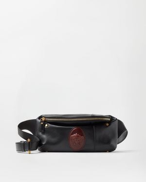 Versace Lou Small Nappa Belt Bag - Black