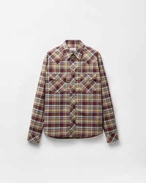 Versace Checked Cotton-Poplin Slim Shirt - Multicolour