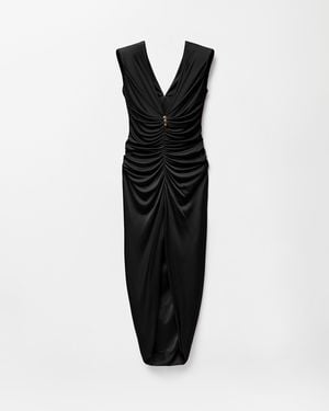 Versace Viscose-Jersey Gown - Black