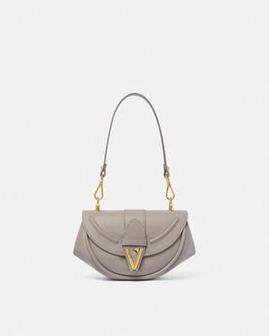Versace Virtus Small Shoulder Bag - White