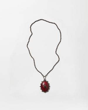 Versace Tivoli Long Necklace - Blue