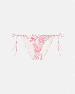 Versace Slip Bikini Underwater Barocco - Rosa