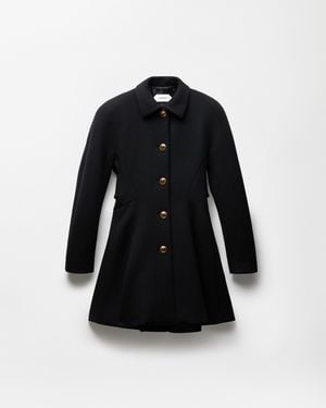 Versace Wool Coat - Black