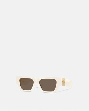 Versace Medusa Plaque Sunglasses - White