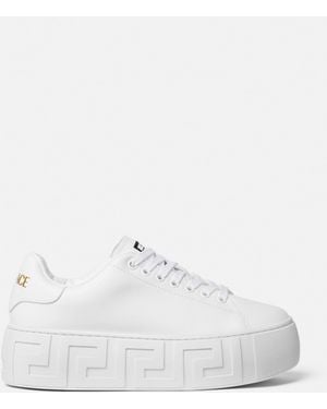 Versace La Greca Sneakers - White