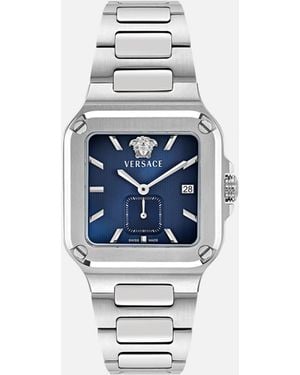 Versace Greca Edge Gent Watch - Blue