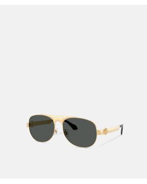 Versace Gafas De Sol Estilo Aviador Clarck - Multicolor