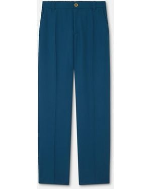 Versace Wool Jogger Pants - Blue