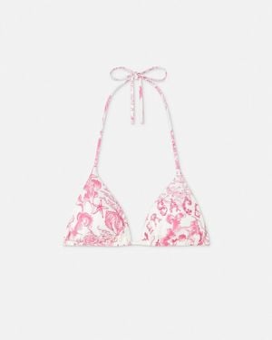 Versace Top Bikini Underwater Barocco - Rosa