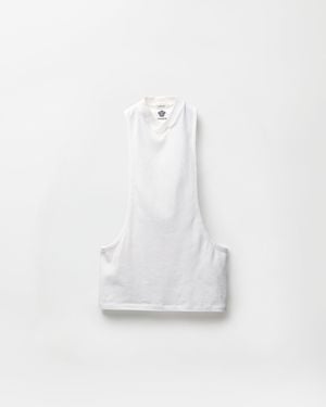 Versace Cotton Tank Top - White