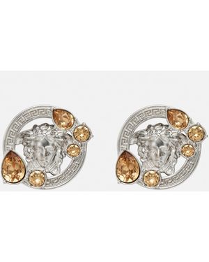 Versace Medusa '95 Kristall-Ohrringe - Weiß