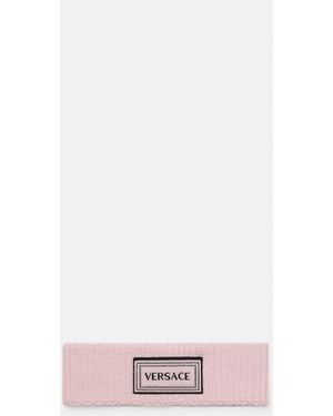 Versace Bandeau En Laine - Rose