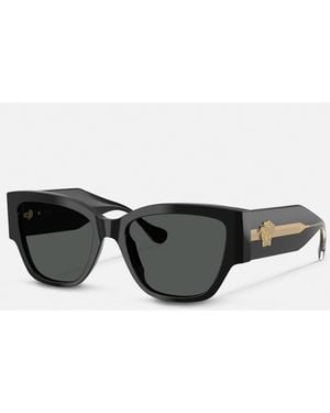 Versace Medusa Focus Cat-Eye Sunglasses - White