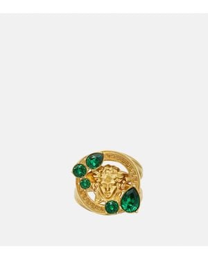 Versace Medusa '95 Crystal Ring - Metallic