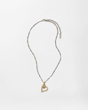 Versace St. Valentine Collier À Cristaux - Blanc