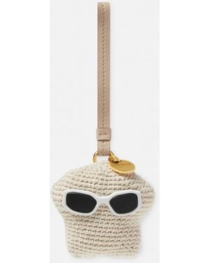 Versace Medusa Fluffy Häkelanhänger - Weiß