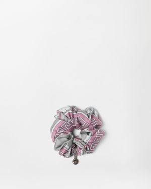 Versace Coletero De Sarga Estampada - Blanco
