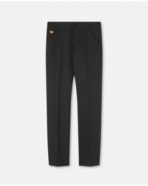 Versace Cavalry Tailored Pants - Black
