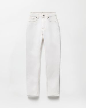 Versace Vaqueros De Cintura Alta - Blanco