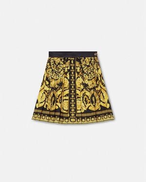 Versace 'Barocco' Short Skirt - Black