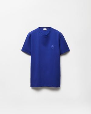 Versace Cotton-Jersey Slim T-Shirt - Blue
