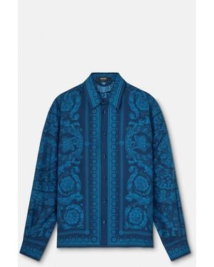 Versace Silk Shirt - Blue