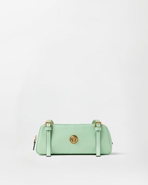 Versace Emblème Bolso Bowling De Napa - Verde