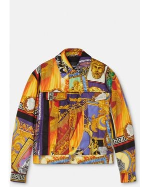 Versace Printed Light Padded Jacket - Multicolour