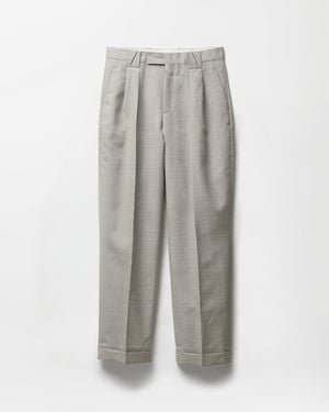 Versace Wool Formal Trousers - Grey
