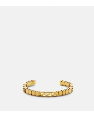 Versace Greca Cuff Bracelet - Metallic
