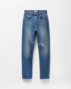 Versace High Waist Straight Jeans - Blue