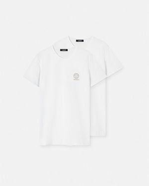 Versace Lot De Deux Maillots De Corps Medusa - White