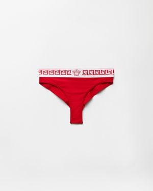 Versace Cotton-Jersey Briefs - Red