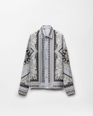 Versace Camicia Regular - Grigio