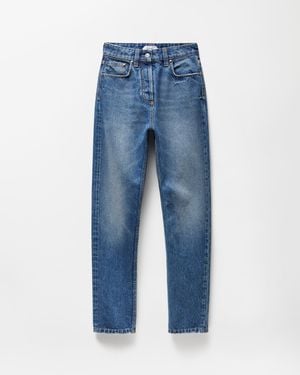Versace High Waist Straight Jeans - Blue