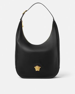 Versace Bolso Hobo De Hombro La Medusa - Negro