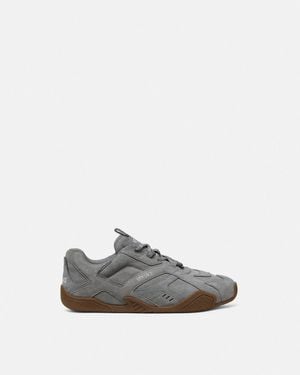 Versace Suede Galaxia Trainers - White