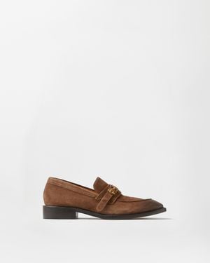 Versace Primo Crosta Loafers - White