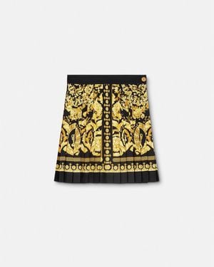Versace 'Barocco' Short Skirt - Black