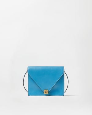 Versace Severine Leather Mini Bag - Blue