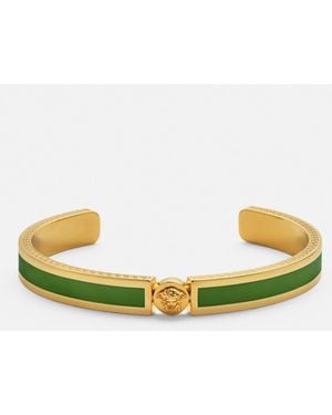 Versace Icon Cuff Bracelet - Yellow