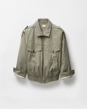 Versace Cotton Blouson - Green