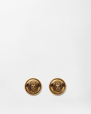 Versace Medusa Earrings - Metallic
