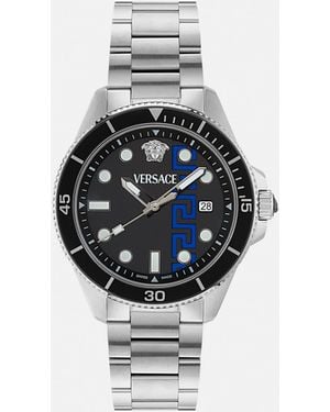 Versace Greca Force Watch - White