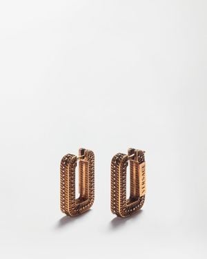 Versace Axis Earrings - Metallic
