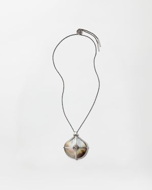 Versace Sea Frames Necklace - White