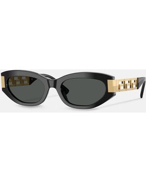 Versace Greca Cat-Eye Sunglasses - White