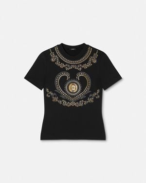 Versace Medusa Fitted T-Shirt - Black