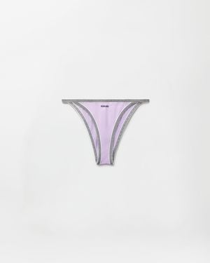 Versace Embroidered-Logo Bikini Bottoms - Multicolour